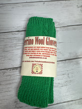 Load image into Gallery viewer, Merino Wool Gloves - Happy Green