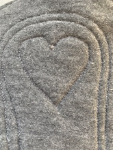 Load image into Gallery viewer, My sanitary towels are made from a top layer of organic cotton jersey that draws the liquid away, the inner core is organic bamboo fleece velour fabric which is highly absorbent, then a layer of PUL which is a breathable waterproof fabric and then of course pretty cotton fabric on the bottom. These high quality, eco friendly fabrics are anti-bacterial, anti-odour and therefore kind to your skin as well as the environment. They are secured with a plastic snap. Washing Instructions - it is best to wash thes