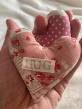 Load image into Gallery viewer, A kit that includes everything you need to make your own pair of pocket hug hearts with step by step photo instructions.  Choose your own phrase.  With optional lavender.

