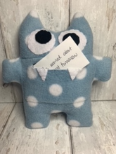 Load image into Gallery viewer, Suitable for all ages and abilities this sewing kit includes everything you need to make your very own Worry Monster who gobbles up your worries, with step by step photo instructions. Please select whether you would like me to include a needle and thread with your kit,  Lavender is also an (free) optional extra.