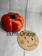 Load image into Gallery viewer, Fabric Pumpkins