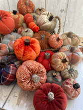 Load image into Gallery viewer, Fabric Pumpkins