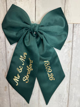 Load image into Gallery viewer, Oversized Velvet Personalised Bow
