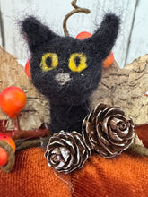 Load image into Gallery viewer, ADULT &#39;Lucky Black Cat Pumpkin&#39;  Sewing and Needle Felting Workshop
