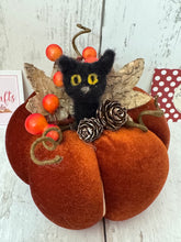 Load image into Gallery viewer, ADULT &#39;Lucky Black Cat Pumpkin&#39;  Sewing and Needle Felting Workshop

