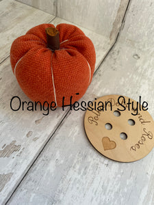 Set of 3 Fabric Pumpkins